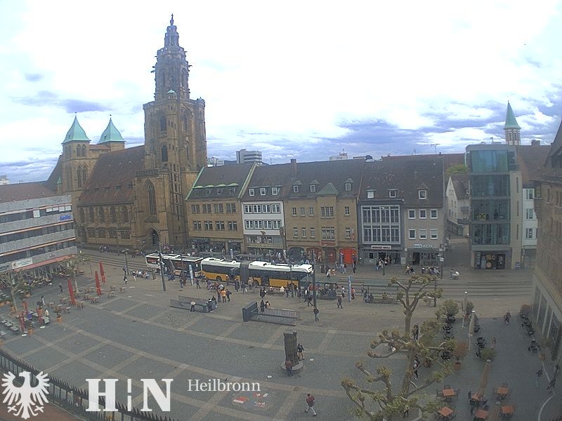 Archiv Foto Webcam Heilbronn Marktplatz