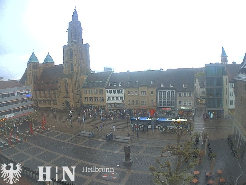 Archiv Foto Webcam Heilbronn Marktplatz