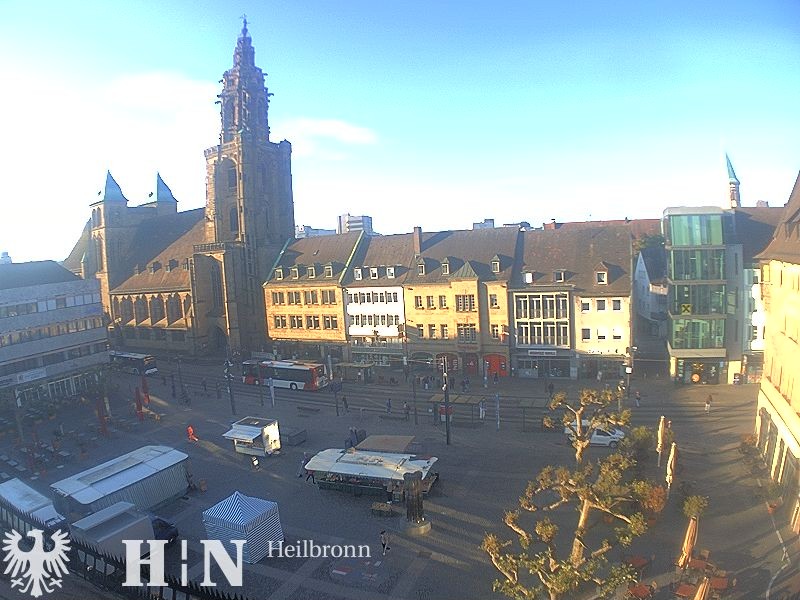 Archiv Foto Webcam Heilbronn Marktplatz