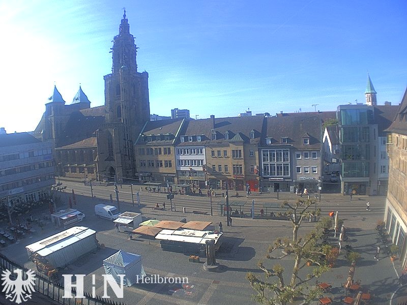 Archiv Foto Webcam Heilbronn Marktplatz