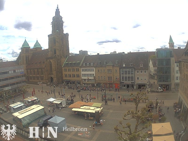 Archiv Foto Webcam Heilbronn Marktplatz