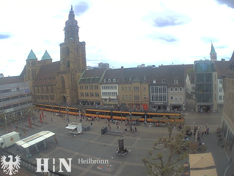 Archiv Foto Webcam Heilbronn Marktplatz