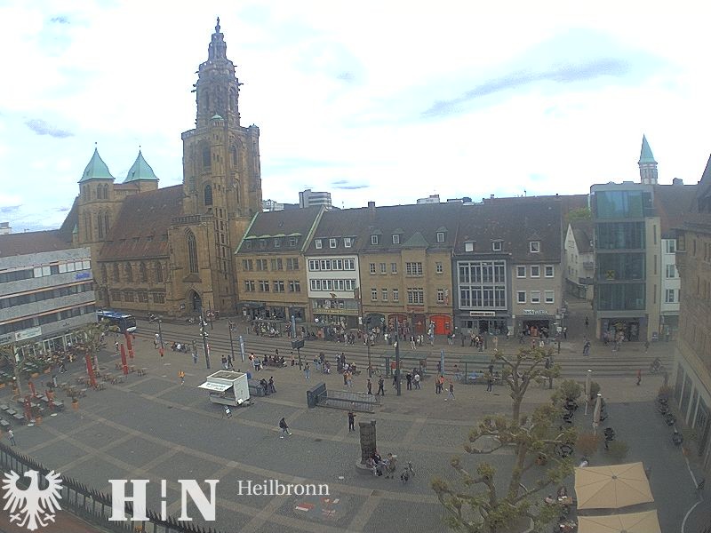 Archiv Foto Webcam Heilbronn Marktplatz