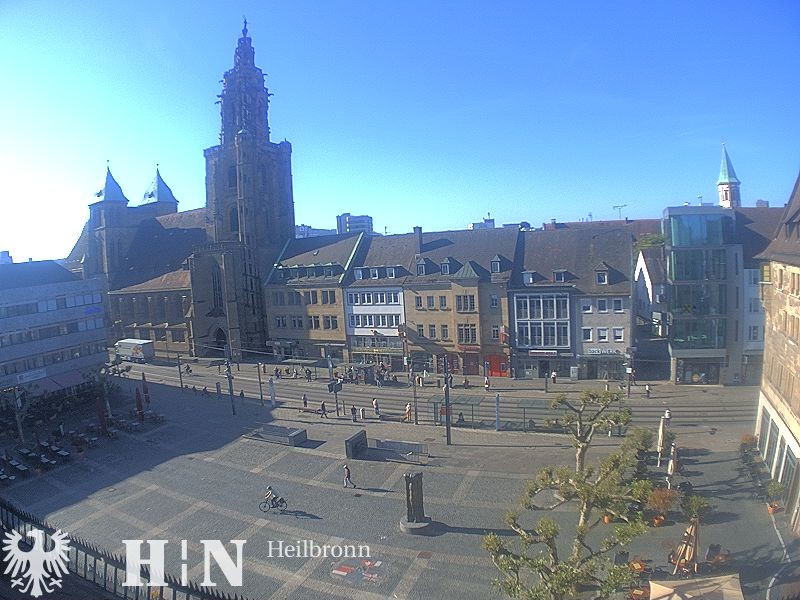 Archiv Foto Webcam Heilbronn Marktplatz