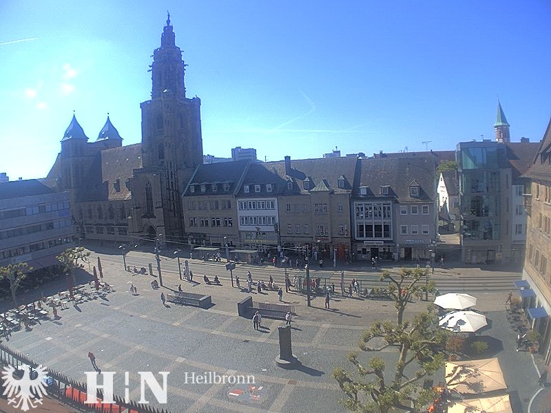 Archiv Foto Webcam Heilbronn Marktplatz