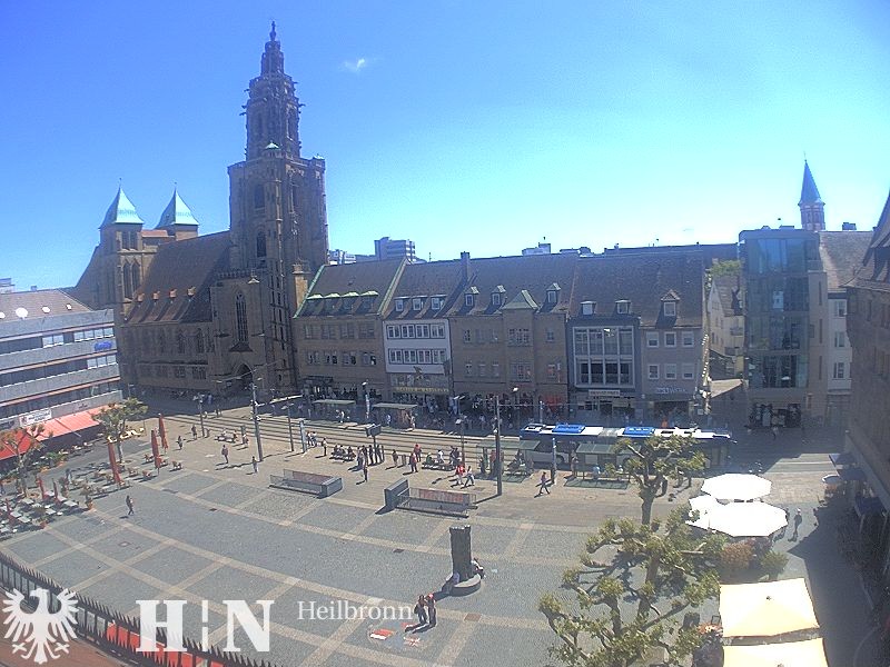 Archiv Foto Webcam Heilbronn Marktplatz