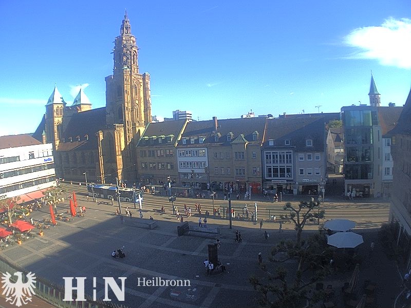 Archiv Foto Webcam Heilbronn Marktplatz