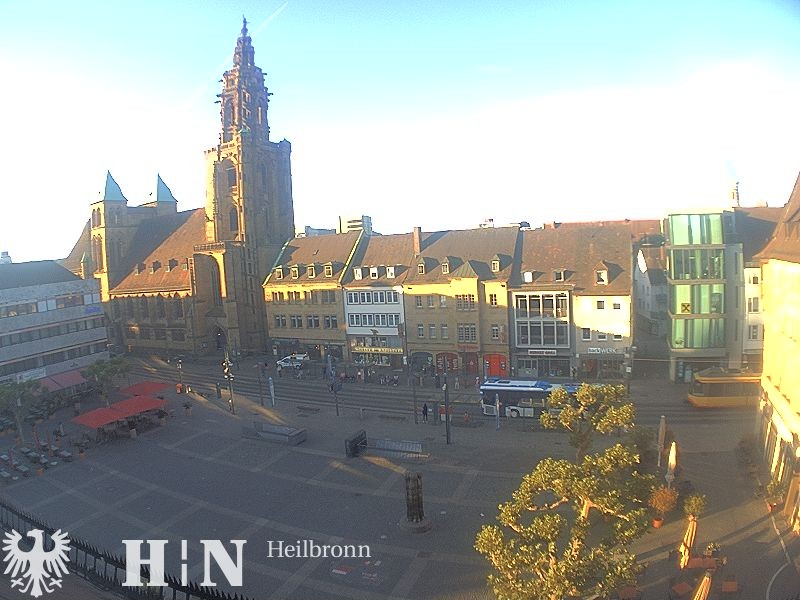 Archiv Foto Webcam Heilbronn Marktplatz