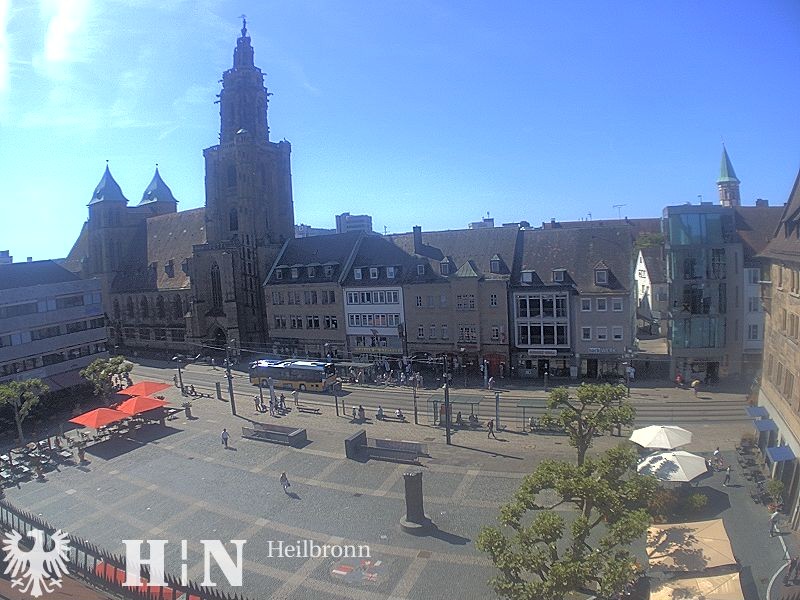 Archiv Foto Webcam Heilbronn Marktplatz