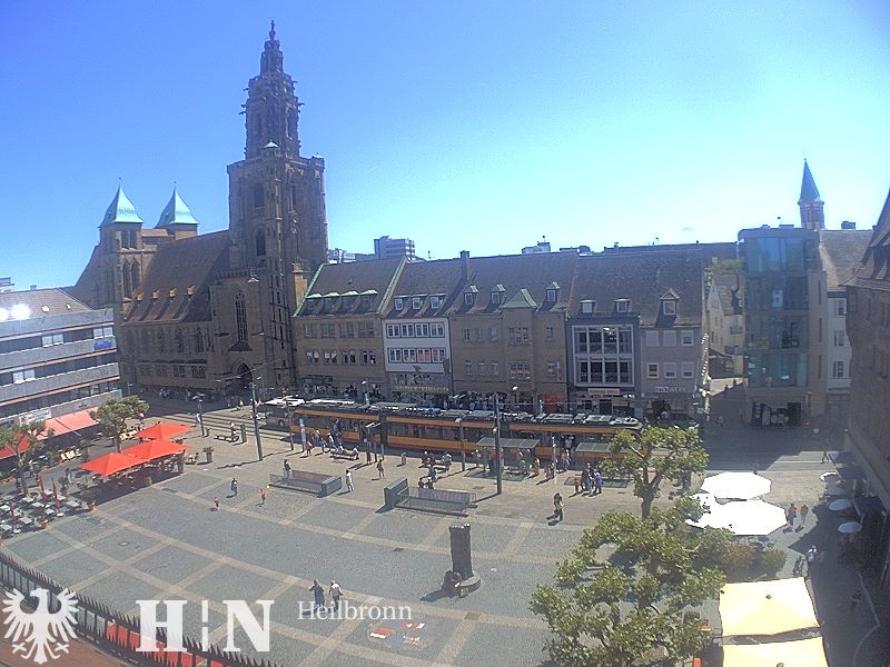Archiv Foto Webcam Heilbronn Marktplatz