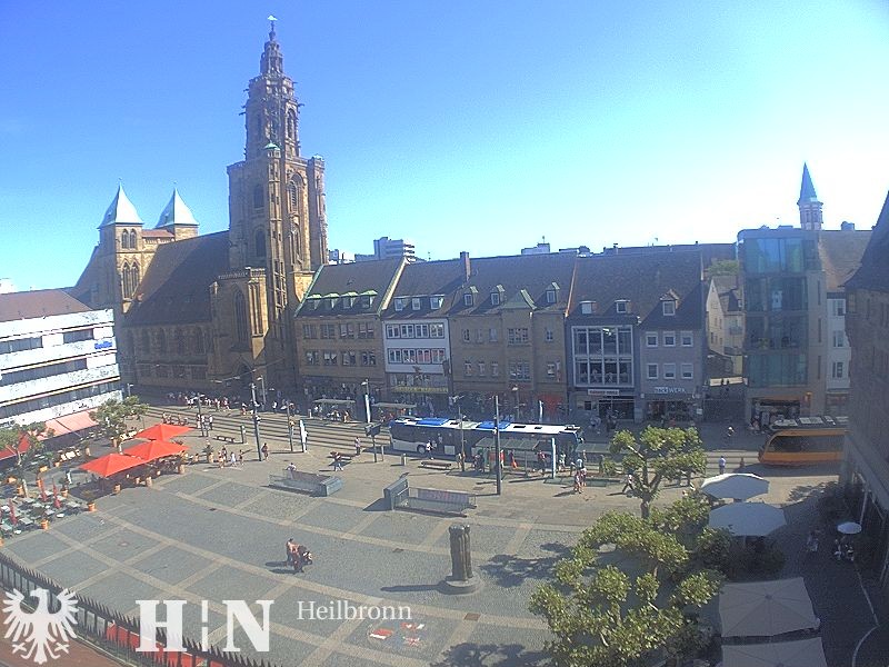 Archiv Foto Webcam Heilbronn Marktplatz