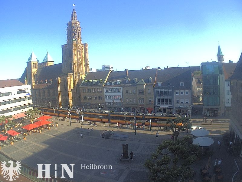 Archiv Foto Webcam Heilbronn Marktplatz