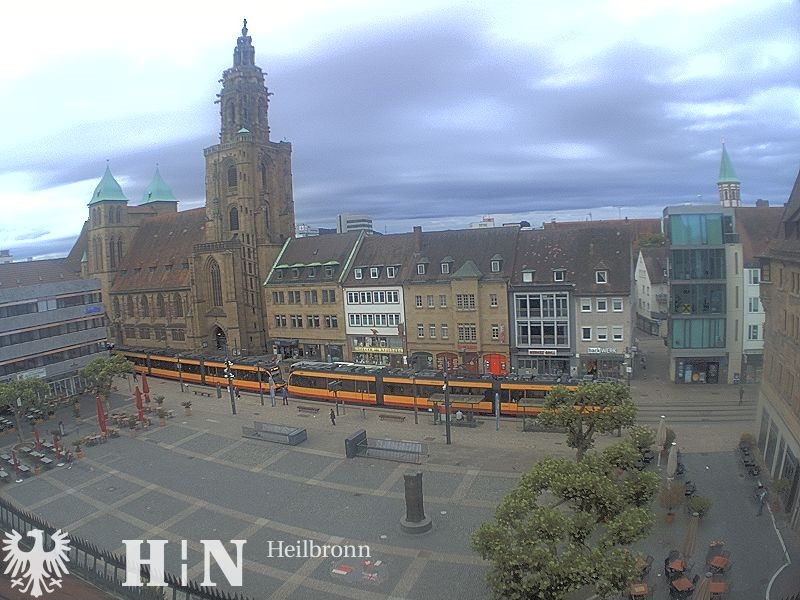 Archiv Foto Webcam Heilbronn Marktplatz