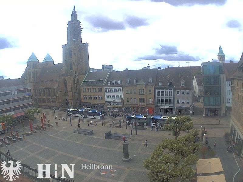 Archiv Foto Webcam Heilbronn Marktplatz