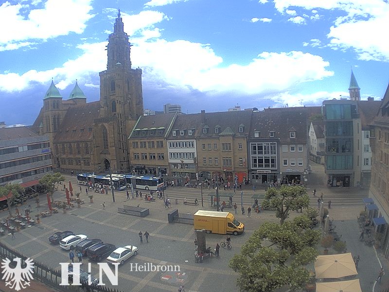 Archiv Foto Webcam Heilbronn Marktplatz