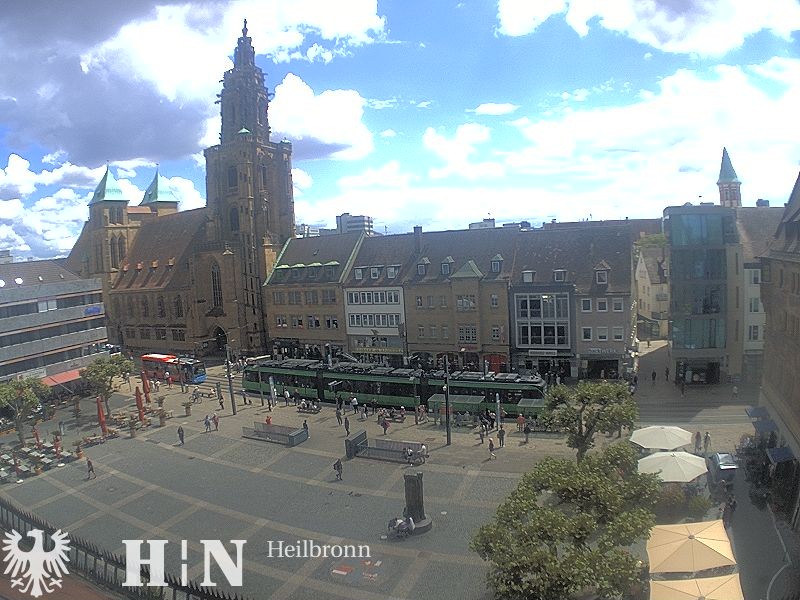 Archiv Foto Webcam Heilbronn Marktplatz