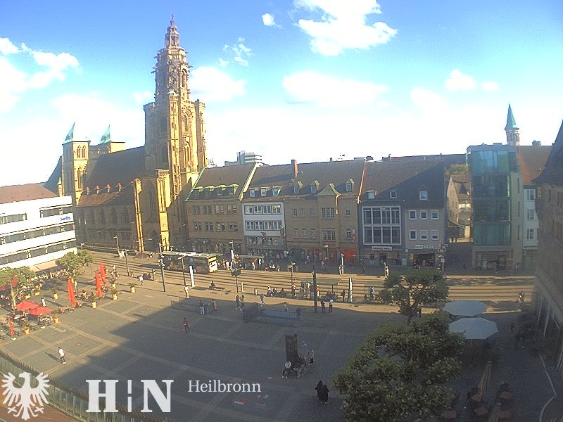 Archived image Webcam Heilbronn: Market place