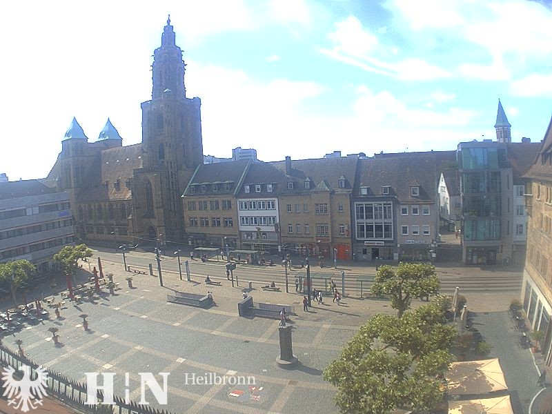 Archived image Webcam Heilbronn: Market place