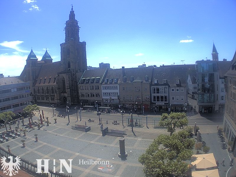 Archived image Webcam Heilbronn: Market place