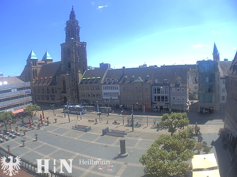 Archived image Webcam Heilbronn: Market place