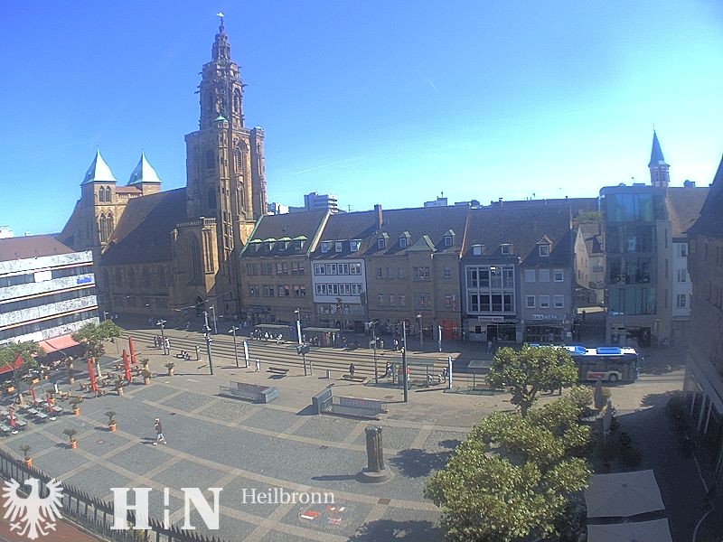 Archived image Webcam Heilbronn: Market place