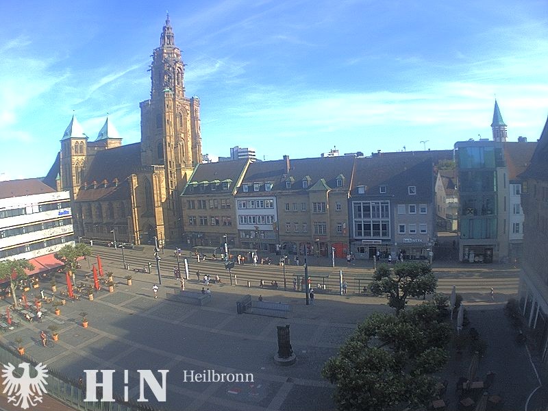 Archived image Webcam Heilbronn: Market place