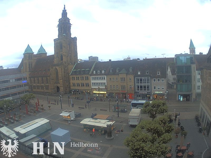 Archiv Foto Webcam Heilbronn Marktplatz