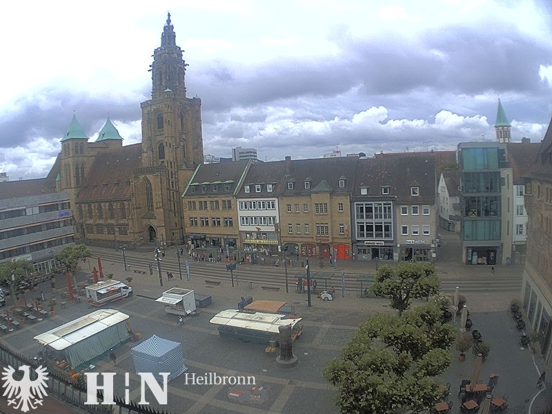 Archiv Foto Webcam Heilbronn Marktplatz