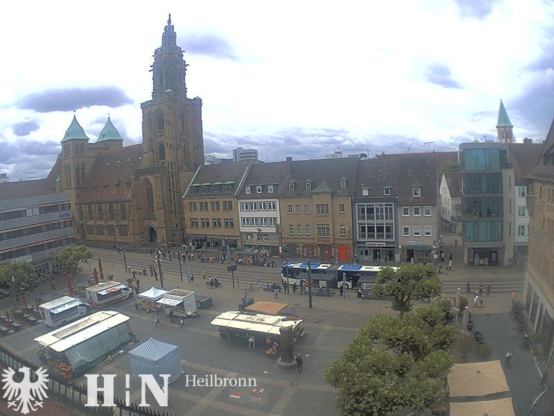 Archiv Foto Webcam Heilbronn Marktplatz