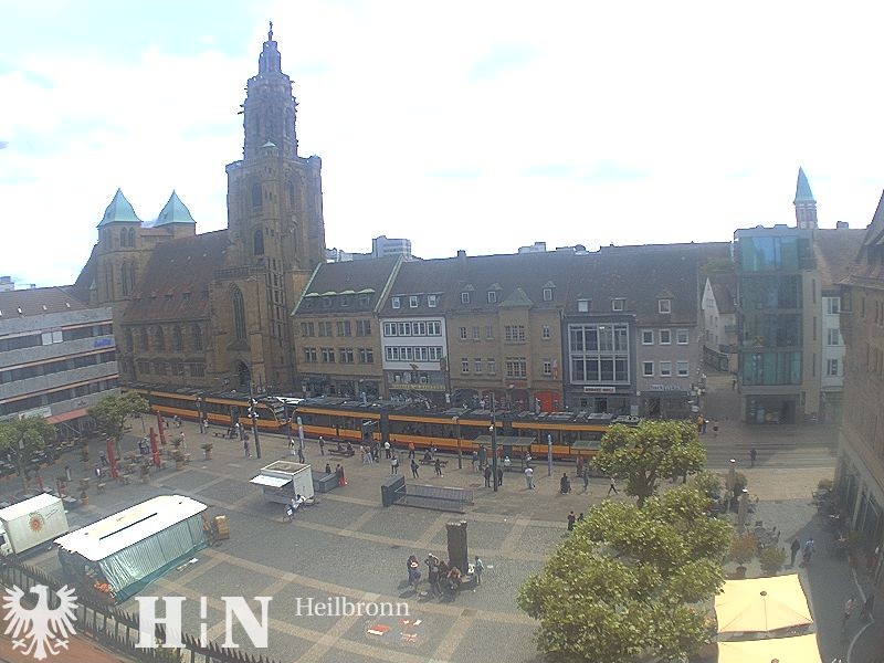 Archiv Foto Webcam Heilbronn Marktplatz