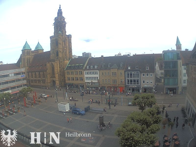 Archiv Foto Webcam Heilbronn Marktplatz