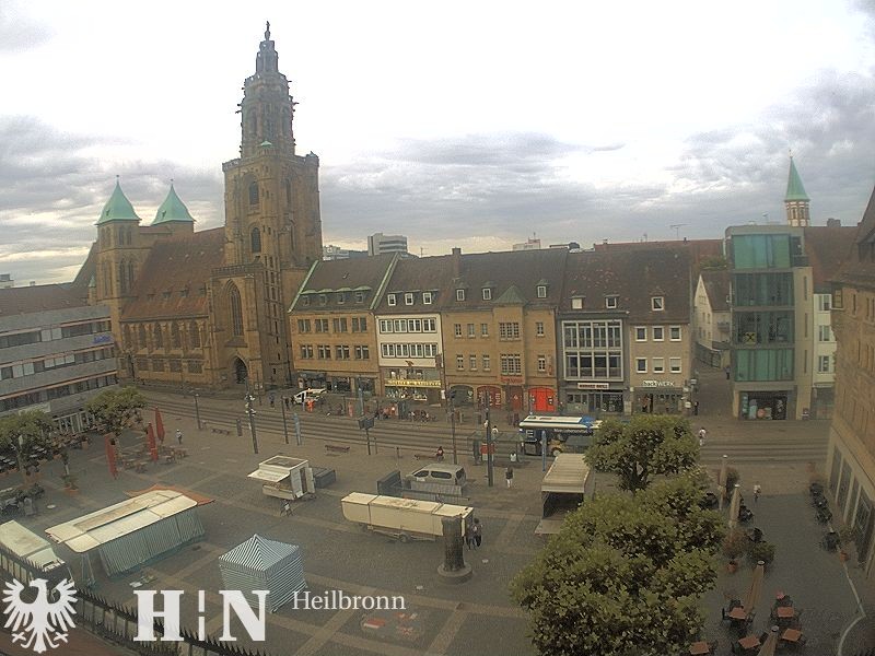 Archiv Foto Webcam Heilbronn Marktplatz
