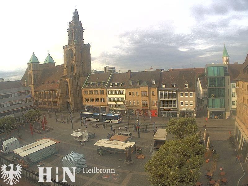 Archiv Foto Webcam Heilbronn Marktplatz
