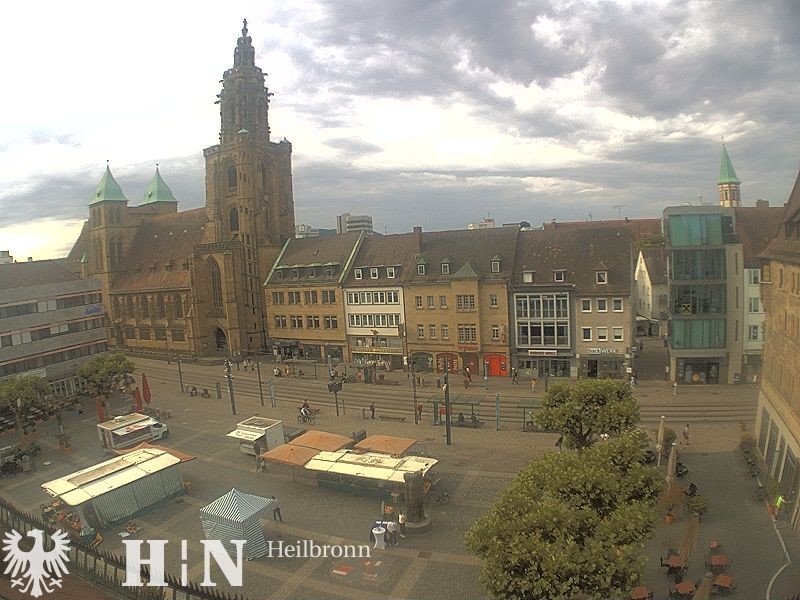 Archiv Foto Webcam Heilbronn Marktplatz