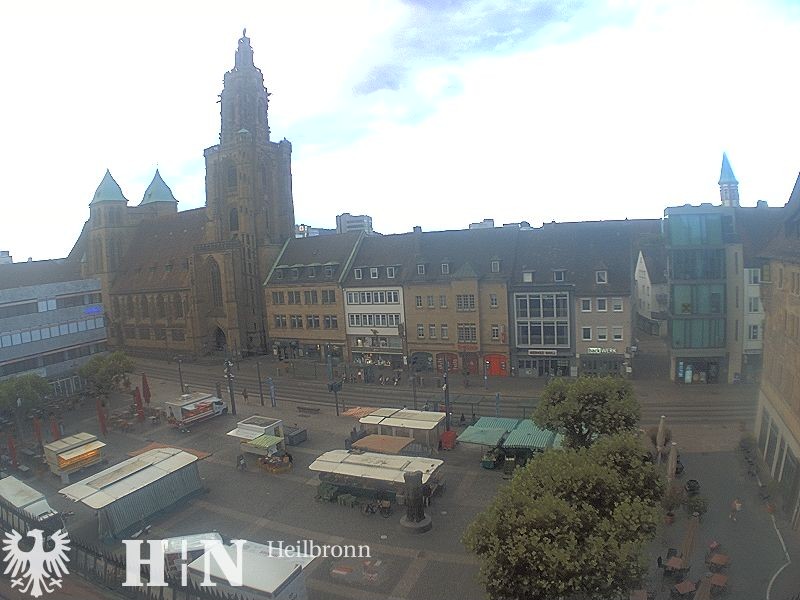 Archived image Webcam Heilbronn: Market place