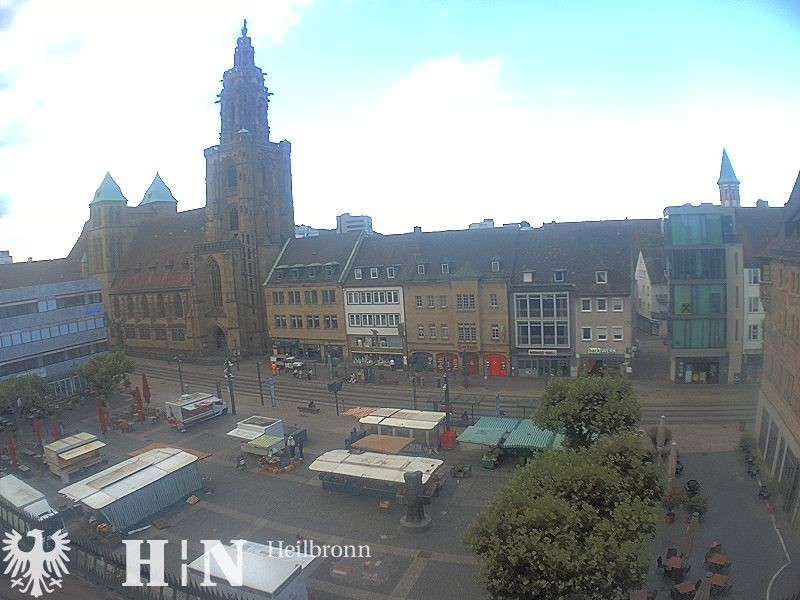 Archived image Webcam Heilbronn: Market place