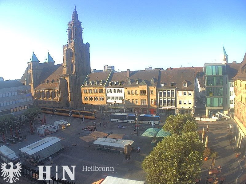 Archiv Foto Webcam Heilbronn Marktplatz