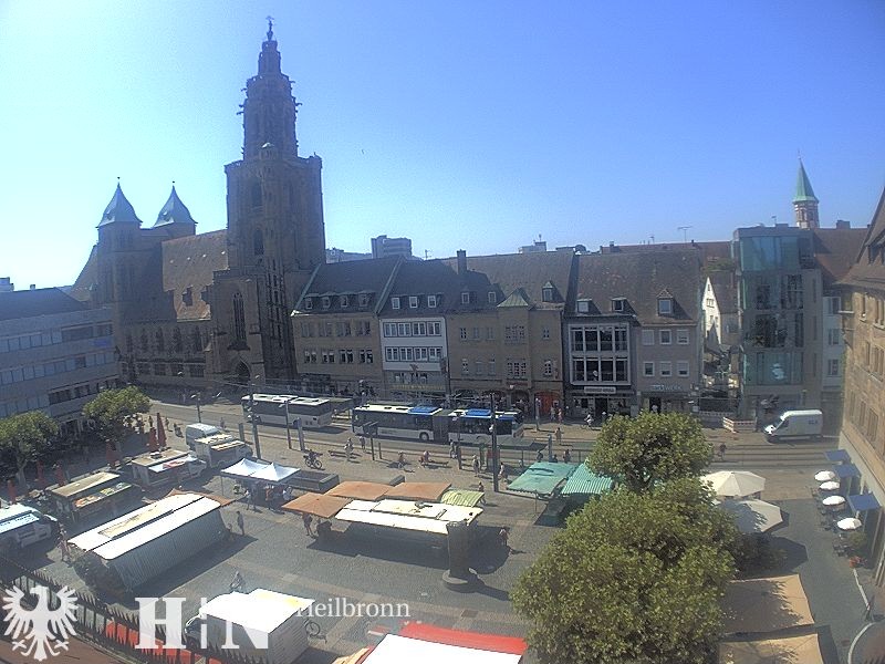 Archiv Foto Webcam Heilbronn Marktplatz