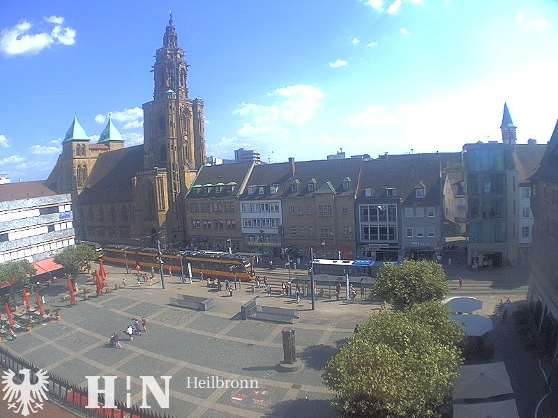 Archiv Foto Webcam Heilbronn Marktplatz