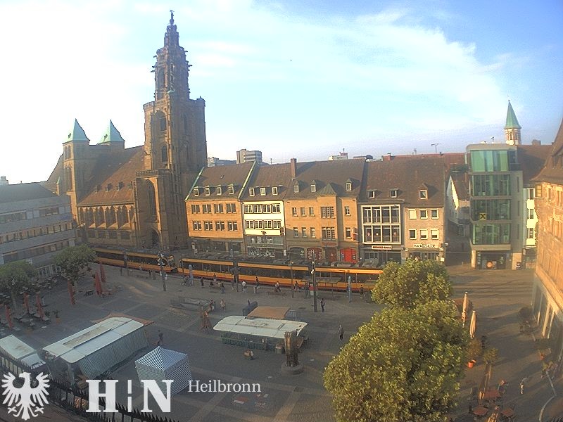 Archiv Foto Webcam Heilbronn Marktplatz