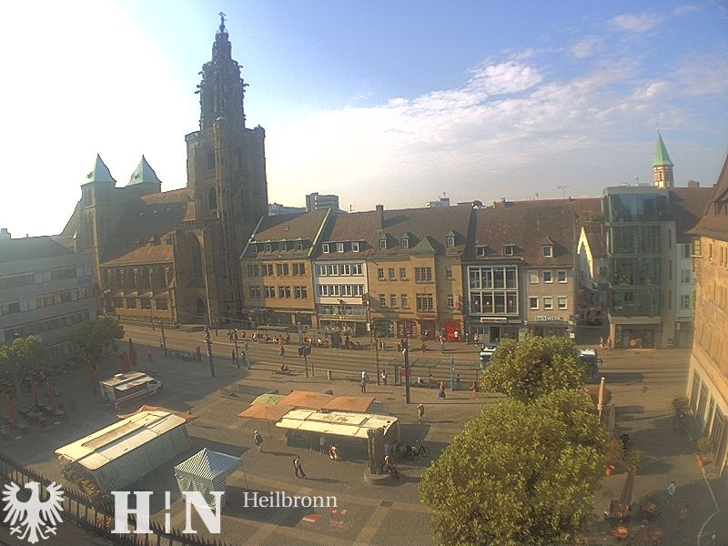 Archiv Foto Webcam Heilbronn Marktplatz