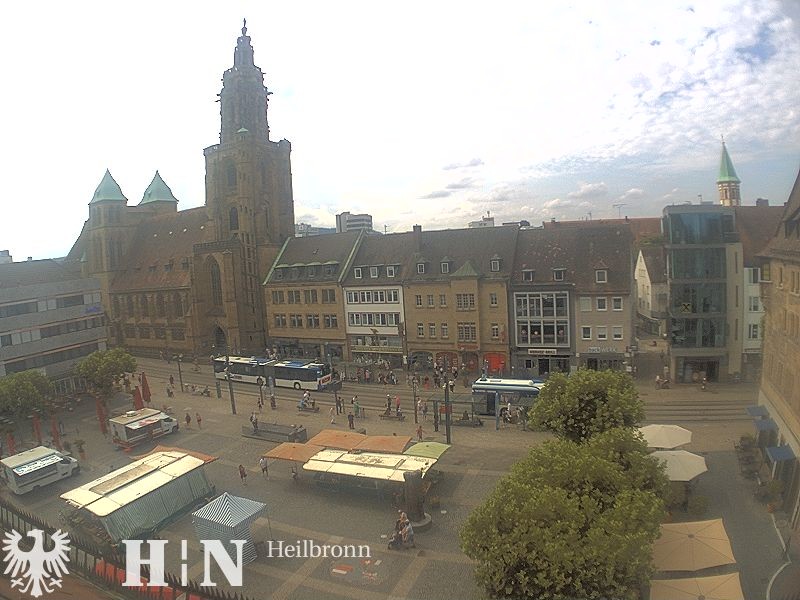 Archiv Foto Webcam Heilbronn Marktplatz