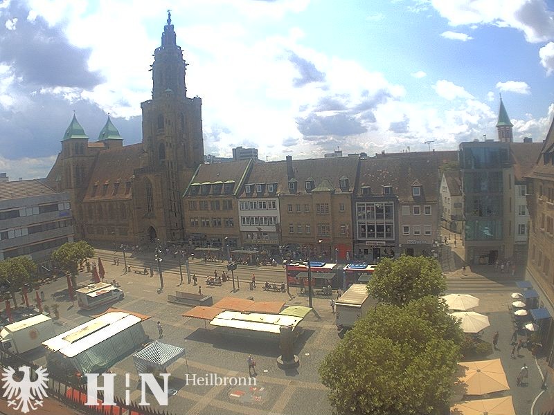 Archiv Foto Webcam Heilbronn Marktplatz