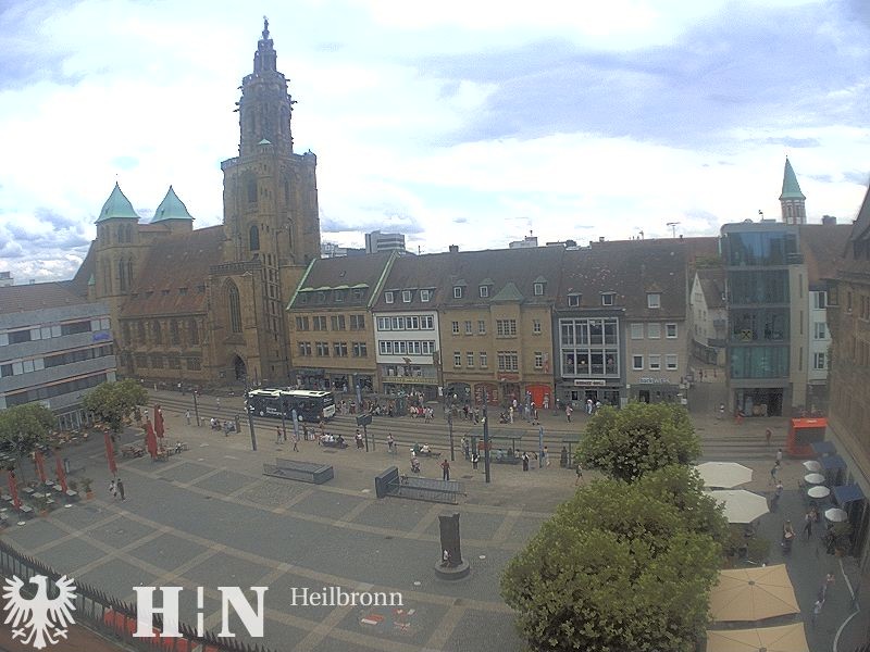 Archiv Foto Webcam Heilbronn Marktplatz