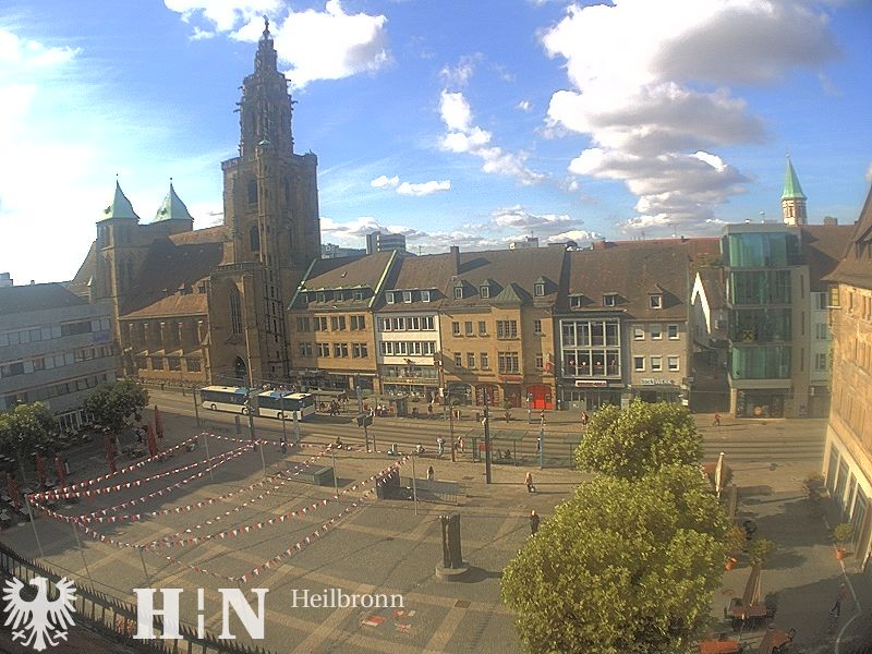 Archiv Foto Webcam Heilbronn Marktplatz