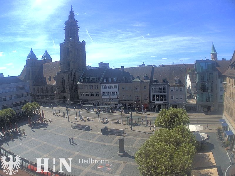 Archiv Foto Webcam Heilbronn Marktplatz