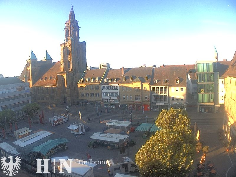 Archived image Webcam Heilbronn: Market place