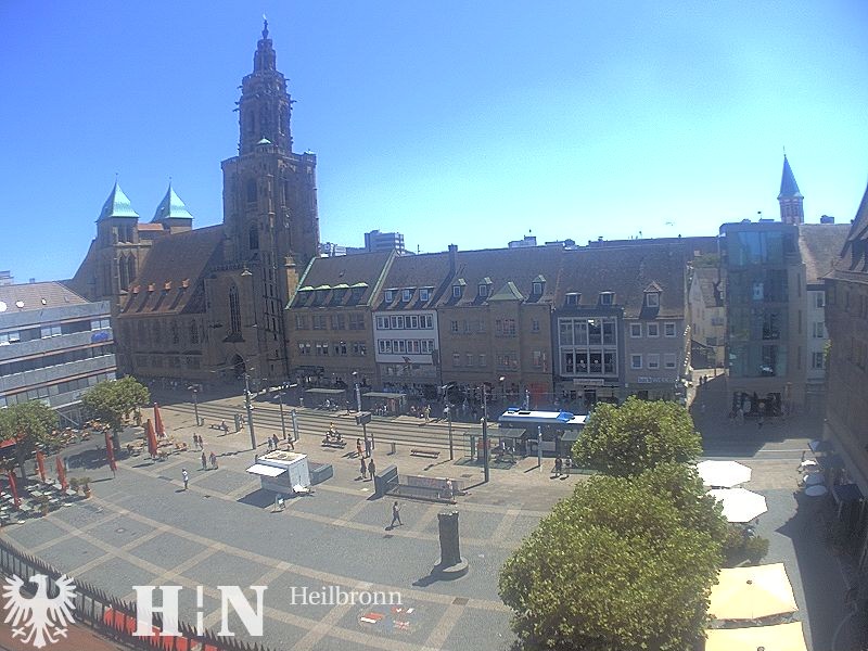 Archiv Foto Webcam Heilbronn Marktplatz
