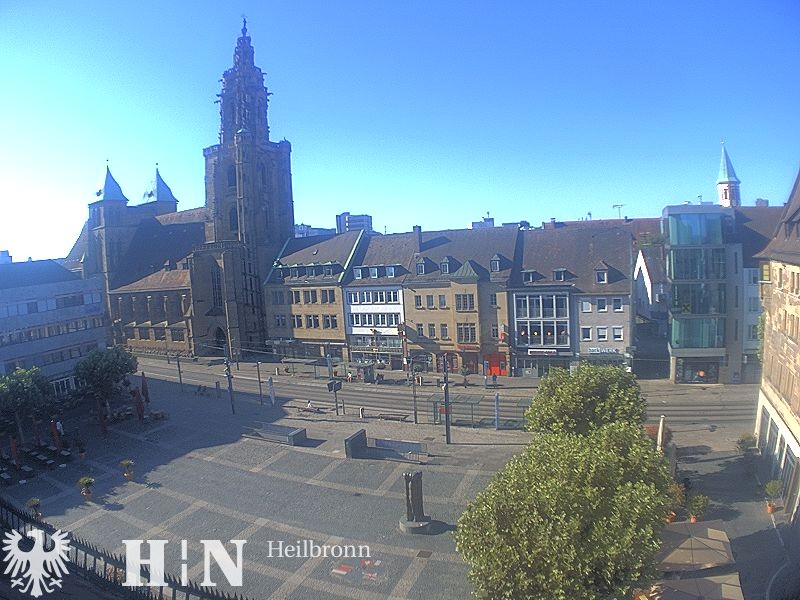 Archiv Foto Webcam Heilbronn Marktplatz