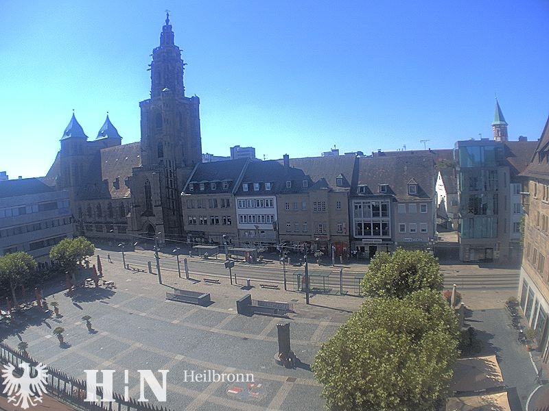 Archiv Foto Webcam Heilbronn Marktplatz